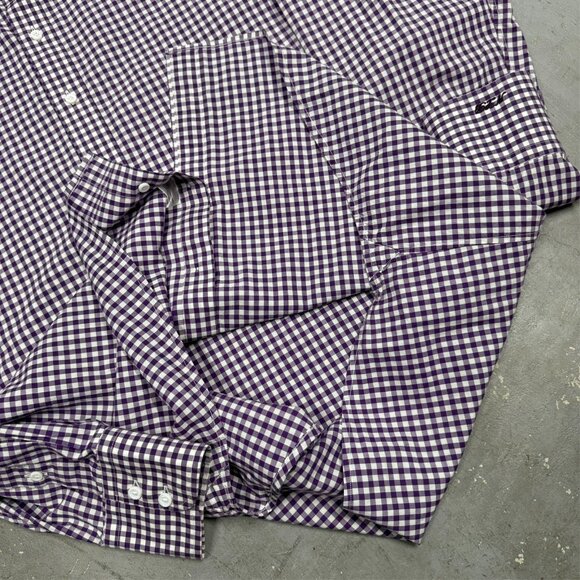 Spier & Mackay Handmade Dress Shirt Custom Check Long Sleeve Cotton 43 17 XL - Picture 6 of 10